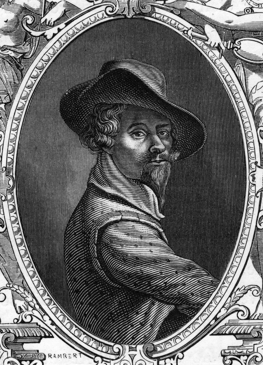 Annibale Carracci का पोर्ट्रेट (Annibal Carrache .) द्वारा अनाम अनाम