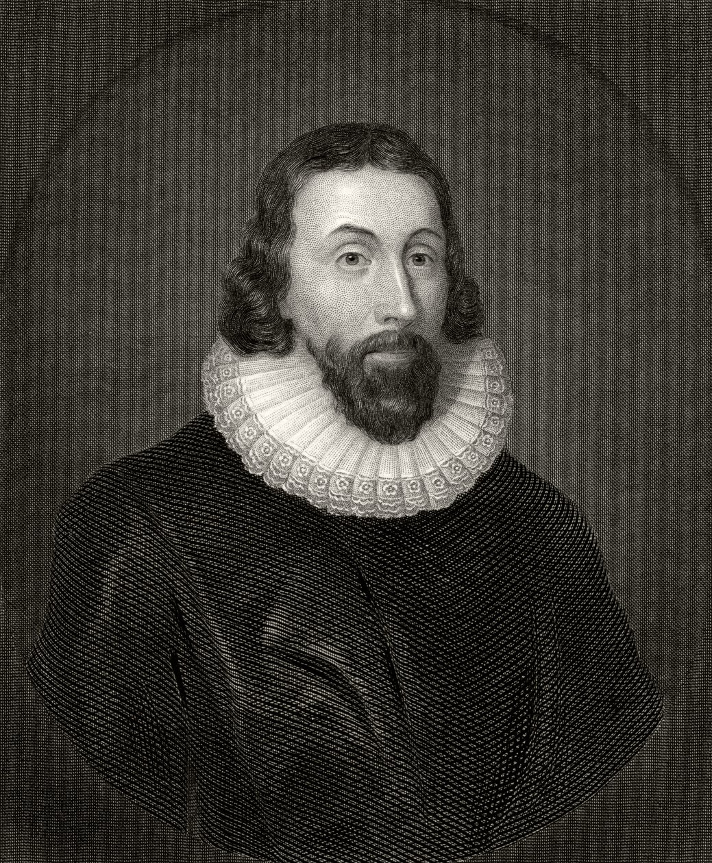 जॉन विन्थ्रोप, चार्ल्स विलियम शार्प द्वारा उत्कीर्ण (1818-99) द्वारा एंथोनी वैन डाइक