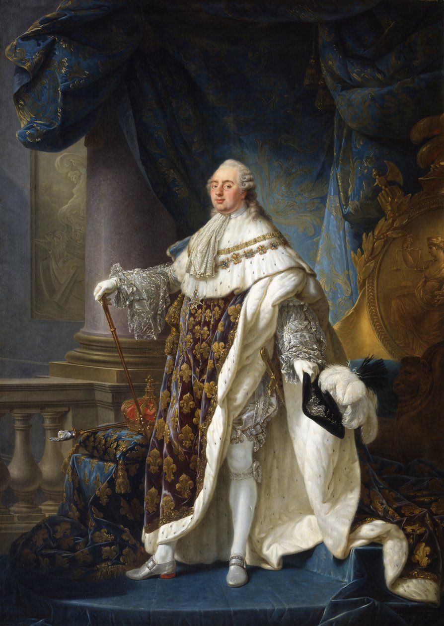 लुई XVI, फ्रांस के राजा और नवरे (1754-1793) द्वारा एंटोनी फ्रैंकोइस कैललेट