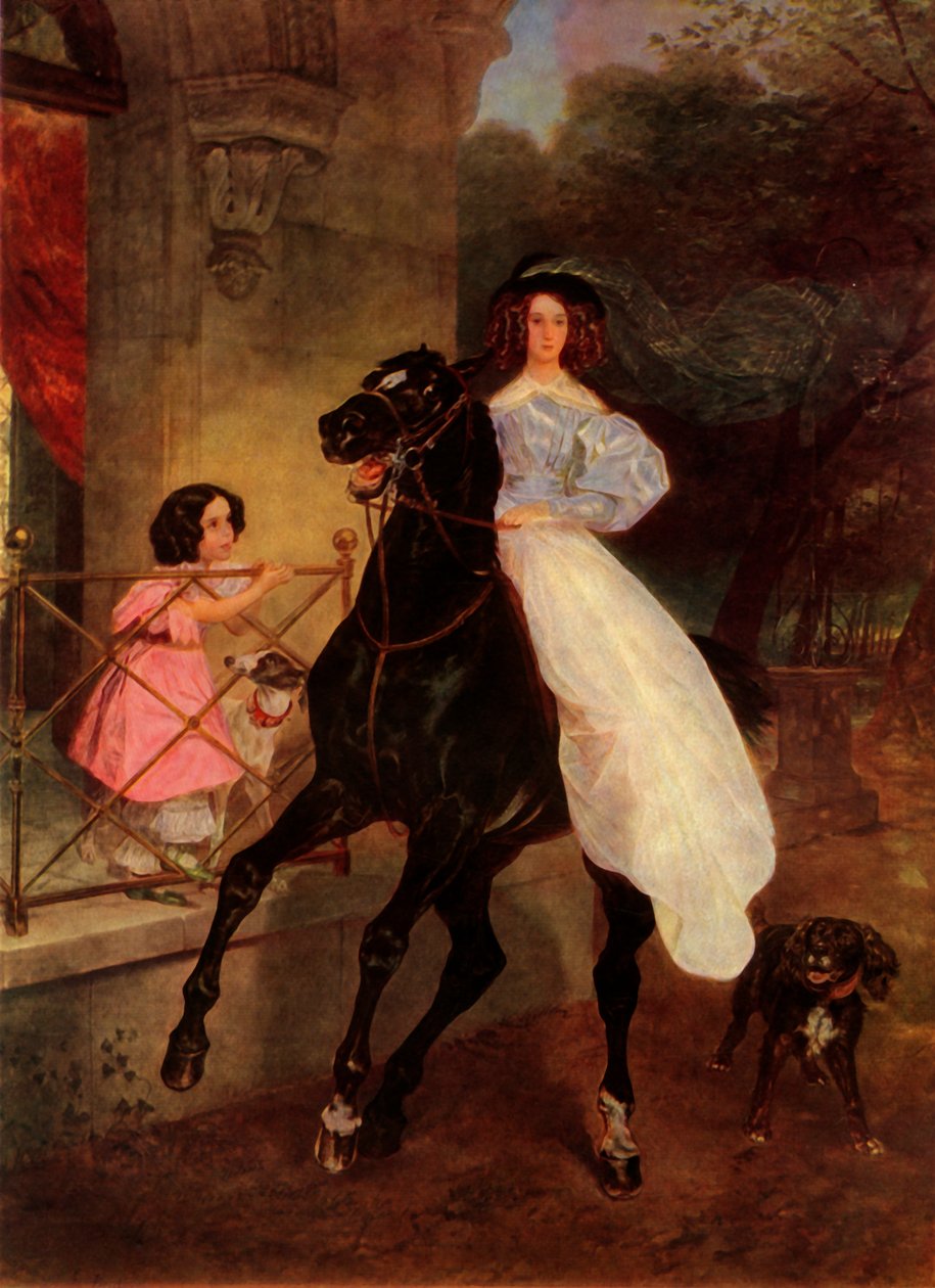 द हॉर्सवुमेन, 1832, 1965। द्वारा एंटोनियो मोलिनारी