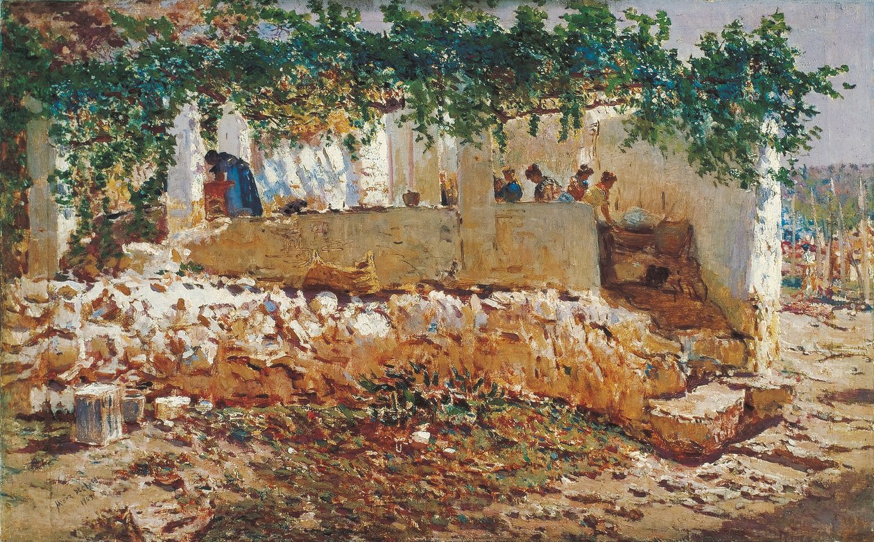 washerwomen द्वारा एंटोनियो मुनोज़ डेग्रेन