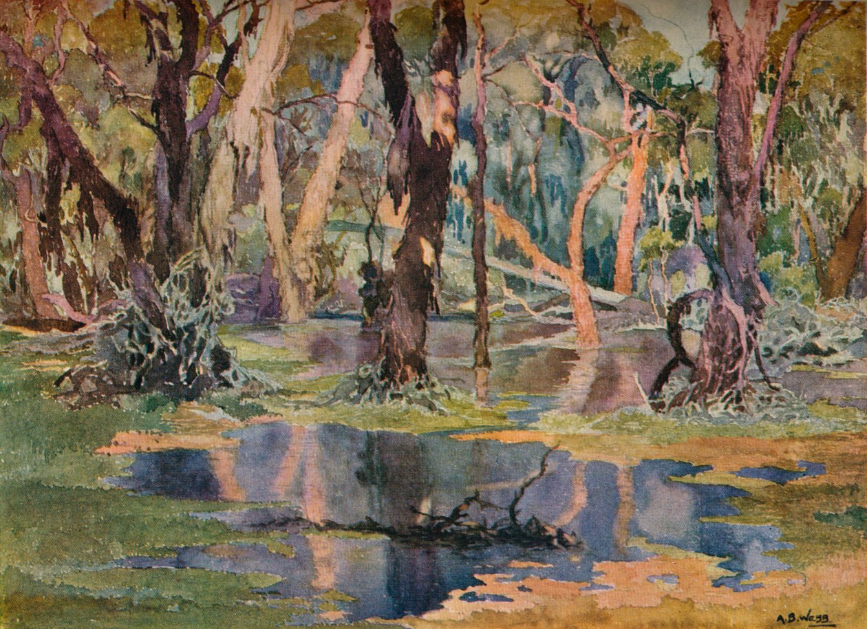 क्विंडैनिंग पूल, c1927 द्वारा आर्चीबाल्ड बर्ट्राम वेब
