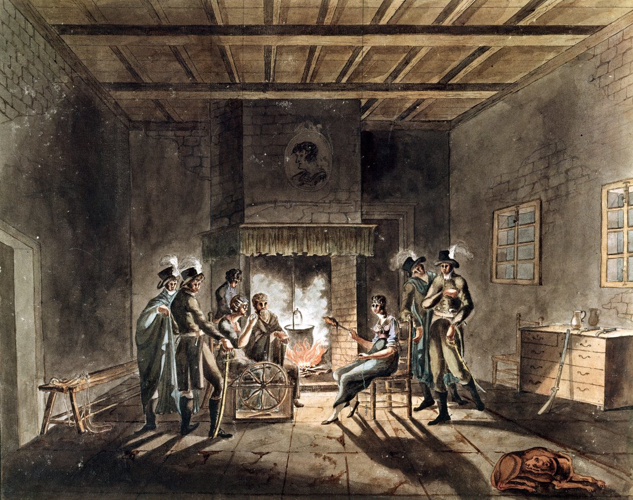 कडॉडल अफेयर के षड्यंत्रकारी, c.1804 द्वारा आर्मंड डी पोलिग्नैक