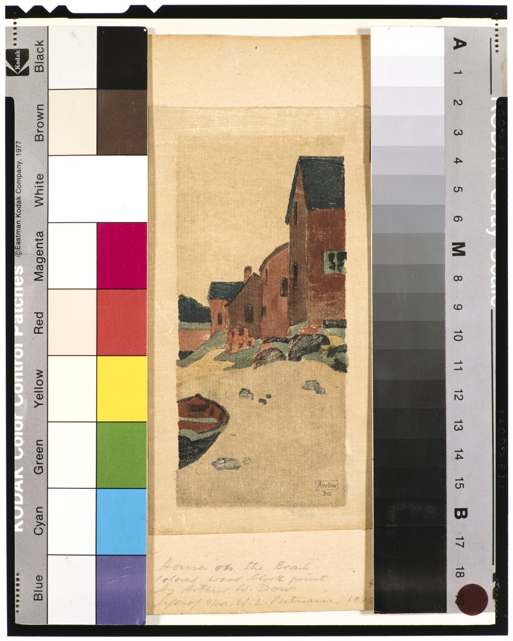 एक ग्रे दिवस (एक समुद्र तट पर मकान), c.1895 द्वारा आर्थर वेस्ले डॉव