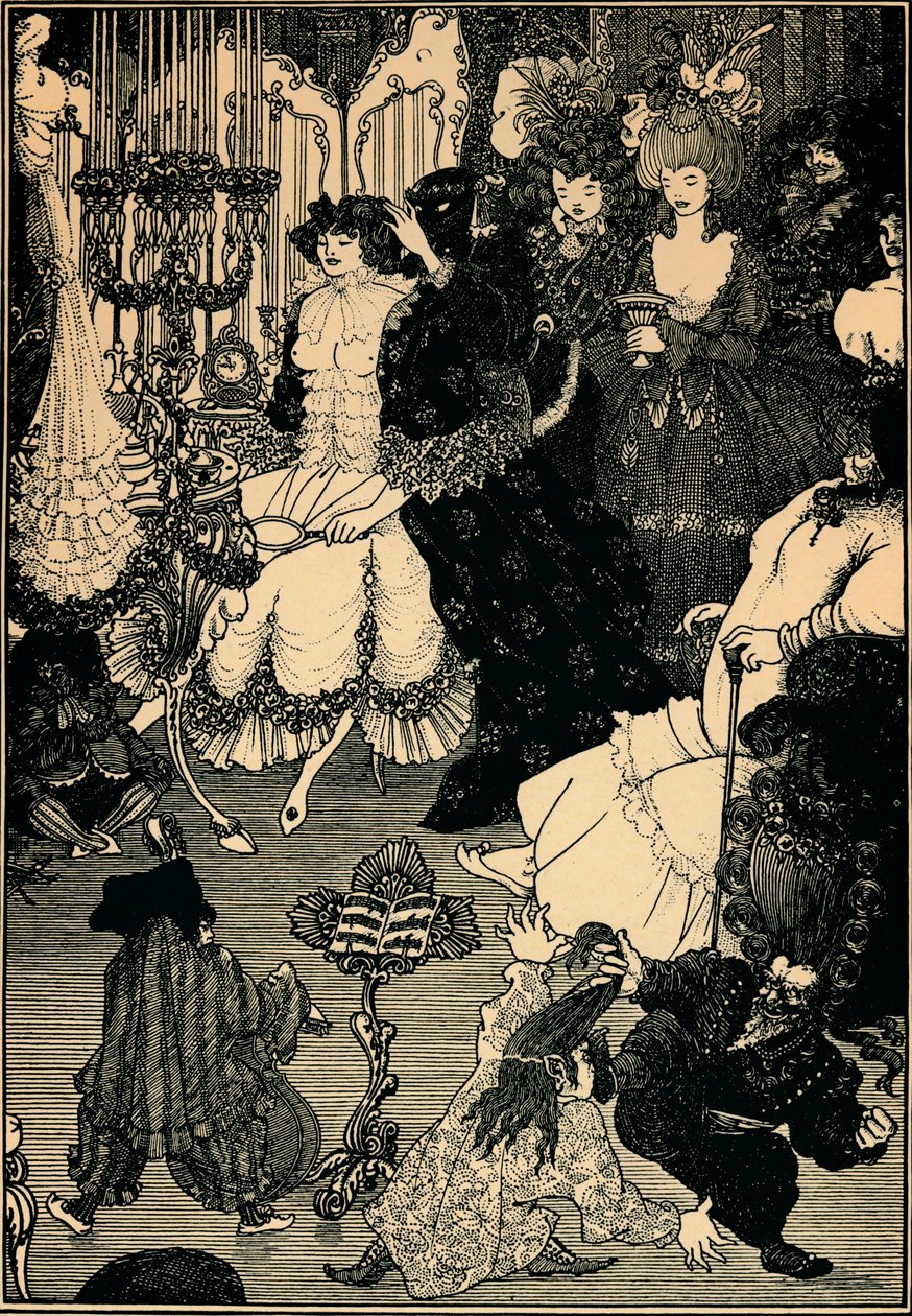 हेलेन का शौचालय, 1890, 1935। द्वारा ऑब्रे बियर्डस्ले