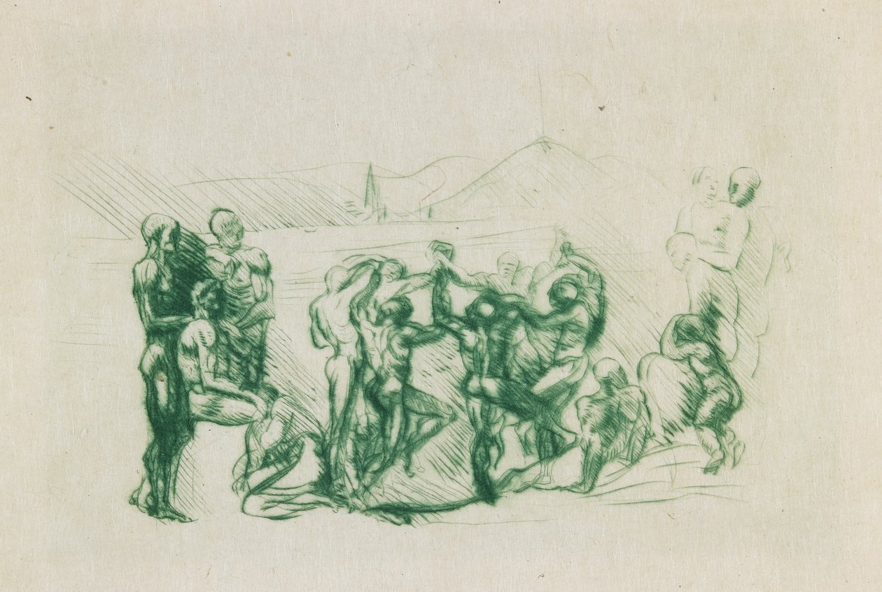 ला रोंडे, c.1883-84 द्वारा अगस्टे रोडिन