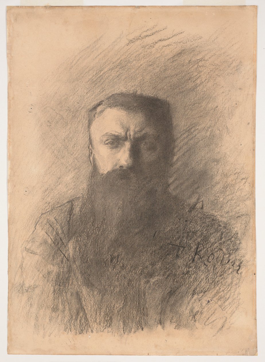 सेल्फ-पोर्ट्रेट, 1898। द्वारा अगस्टे रोडिन
