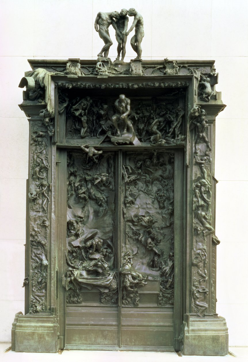गेट्स ऑफ़ हेल, 1880-90 (कांस्य) द्वारा अगस्टे रोडिन