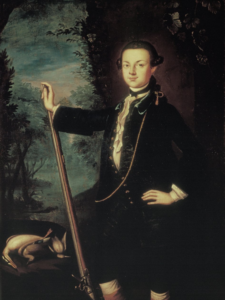 थॉमस मिफ्लिन (1744-1800), c.1757-59 (कैनवास पर तेल) द्वारा बेंजामिन पश्चिम