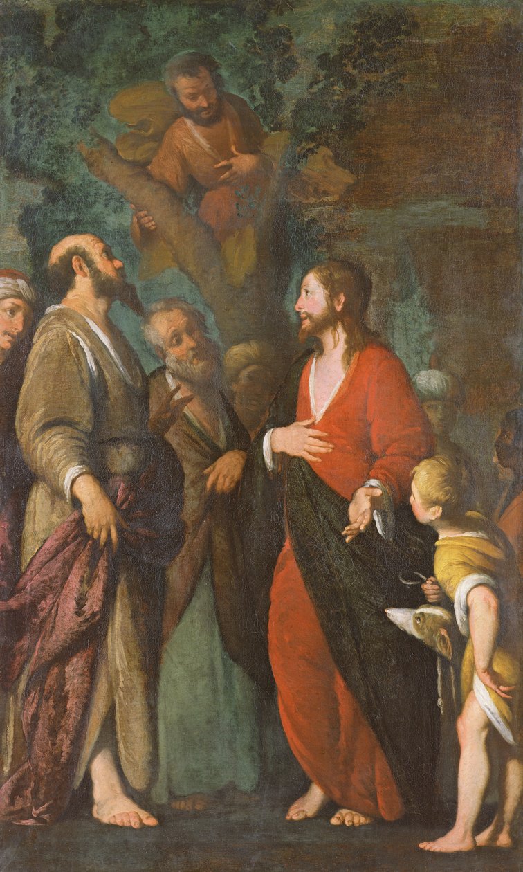 Zaccheus का रूपांतरण द्वारा बर्नार्डो स्ट्रोज़ी