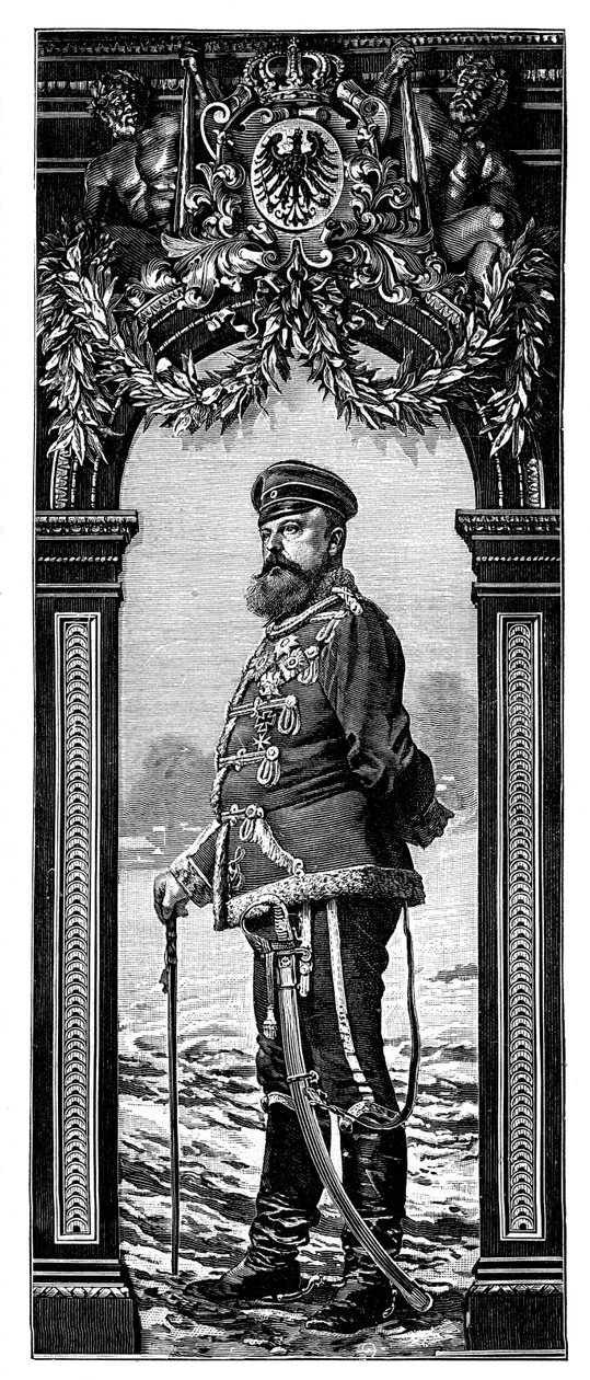 प्रशिया के राजकुमार फ्रेडरिक कार्ल, 1900। द्वारा Bernese