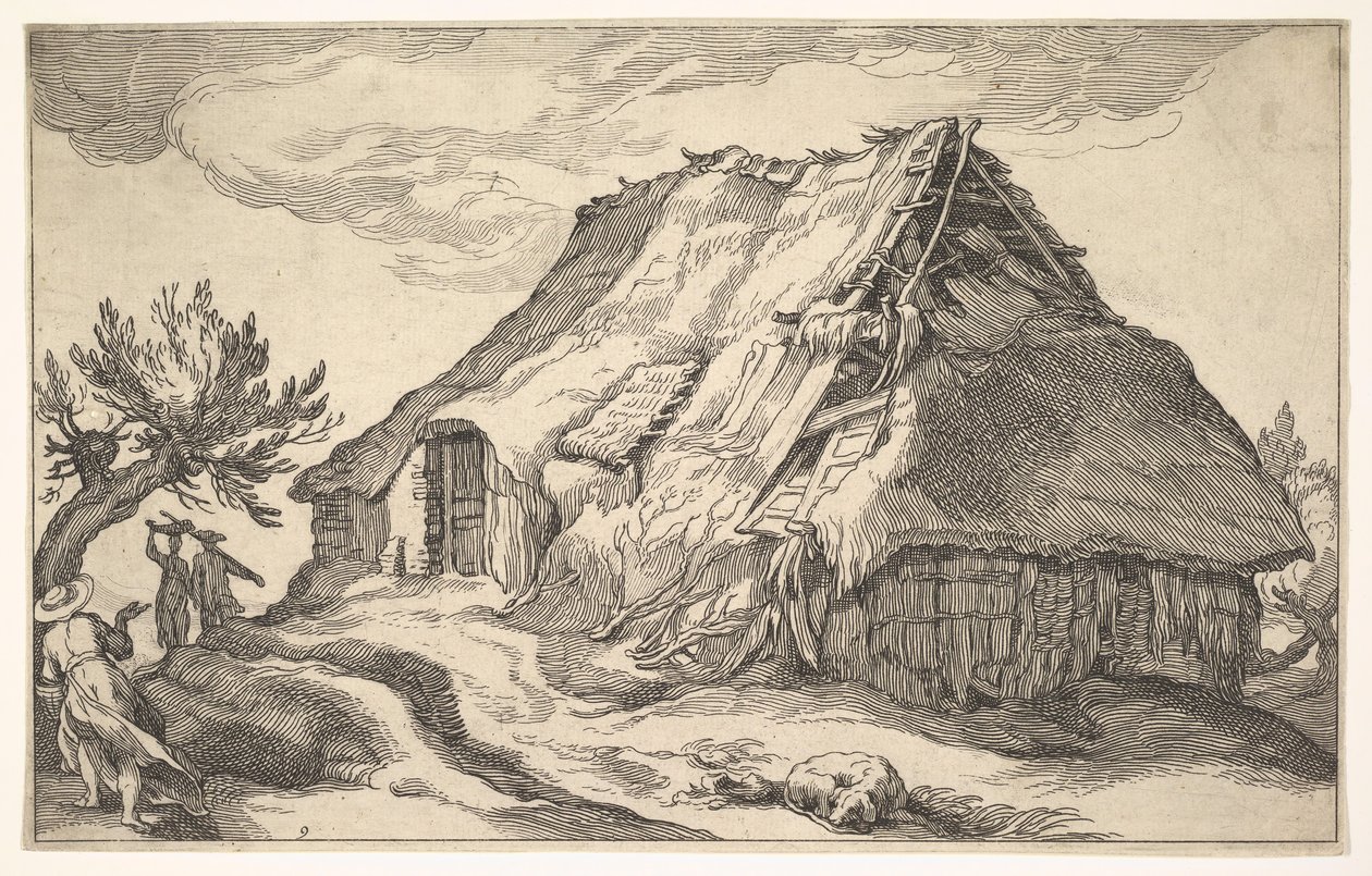 फार्महाउस के साथ लैंडस्केप, 1613। द्वारा बोइटियस एडम्स बोल्स्वर्ट