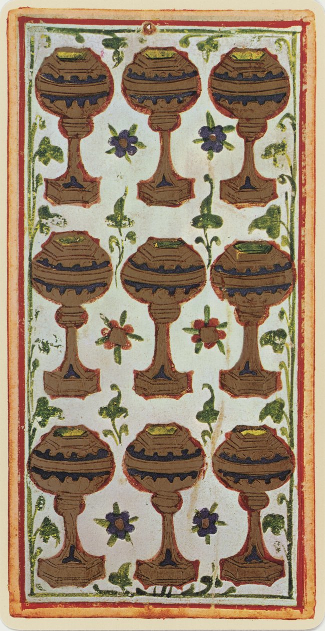 &39;विस्नोकी&39; डेक से टैरो कार्ड का नया नाम, 1441-47 का टैरो कार्ड द्वारा बोनिफेसिओ बेम्बो