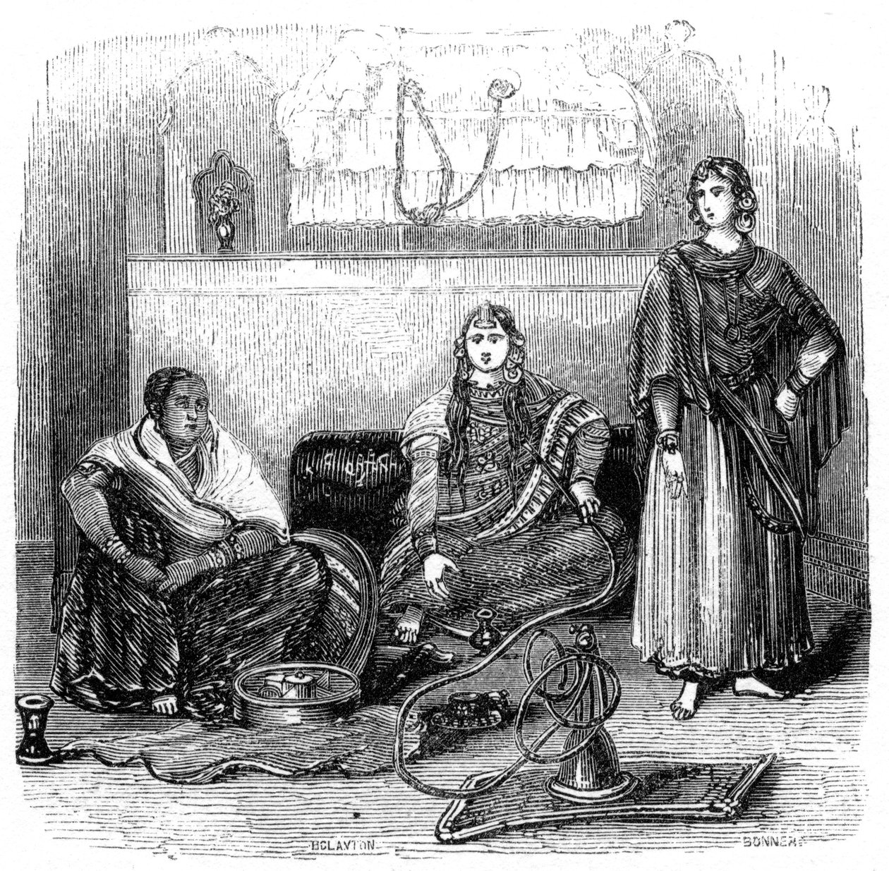 द ज़ेनाना, 1847 द्वारा बॉन