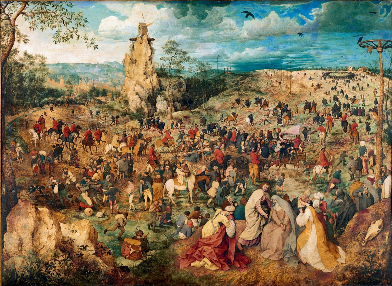 क्राइस्ट कैरिंग द क्रॉस, 1564 द्वारा Bruegel