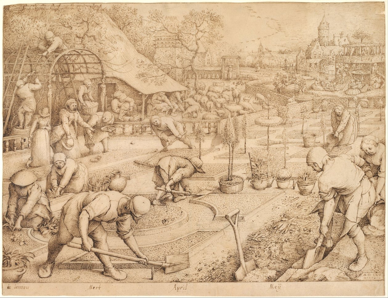 वसंत, 1565 द्वारा Bruegel