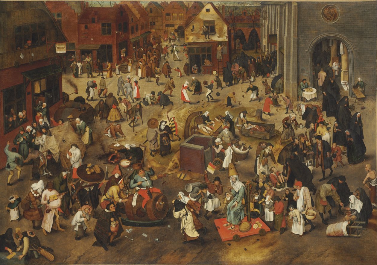 कार्निवल और लेंट के बीच की लड़ाई द्वारा Bruegel