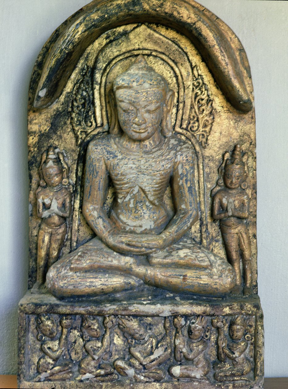 बुद्ध को ध्यान में बैठाया द्वारा बर्मी स्कूल