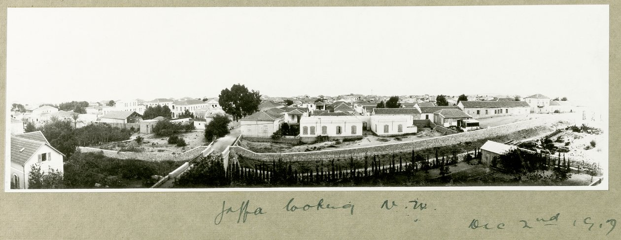 उत्तर पश्चिम में जाफ़ा, द्वितीय दिसम्बर 1917 द्वारा कैप्टन। आर्थर रोड्स