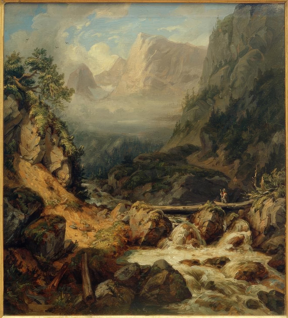 C.Morgenstern, Hallstatt के पास Waldbachstrub द्वारा कार्ल मॉर्गेनस्टर्न