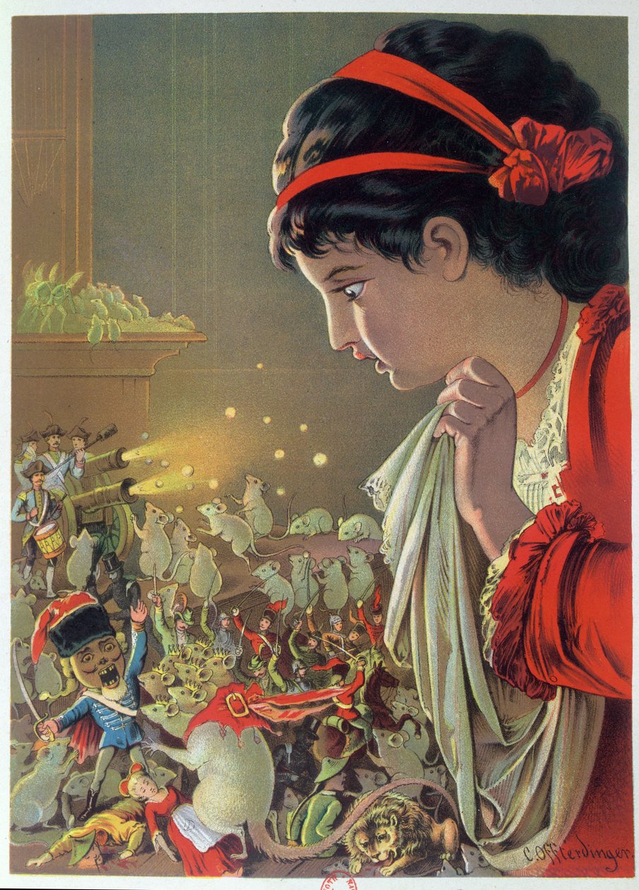ईटीए हॉफमैन (1776-1822) 1883 द्वारा &39;द नटक्रैकर&39; का चित्रण द न्यूट्रैकर प्रिंस एंड द माउस किंग द्वारा कार्ल ऑफ़्टरडिंगर