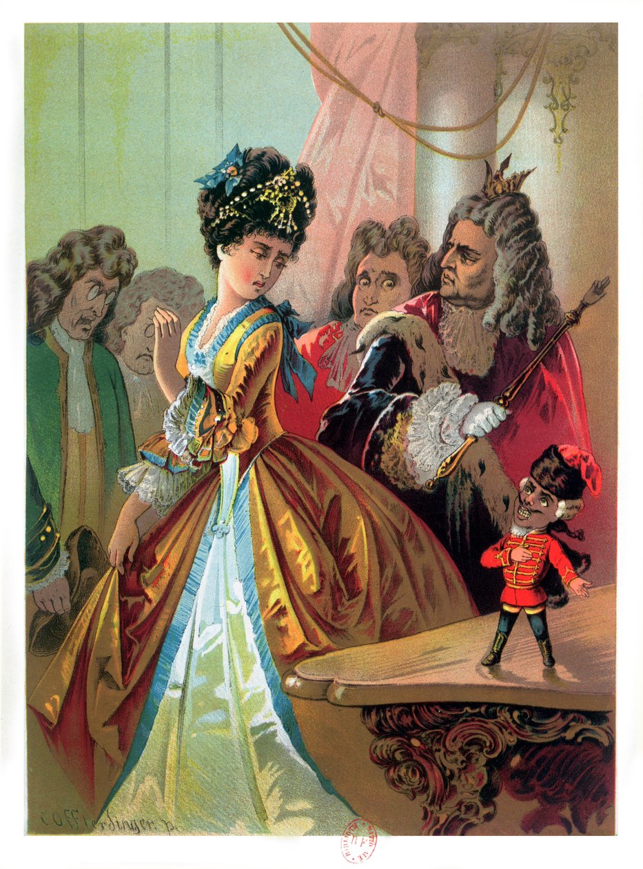 ओल्ड किंग एंड द नटक्रैकर प्रिंस, ईटीए हॉफमैन (1776-1822) 1883 द्वारा &39;द नटक्रैकर&39; का चित्रण द्वारा कार्ल ऑफ़्टरडिंगर