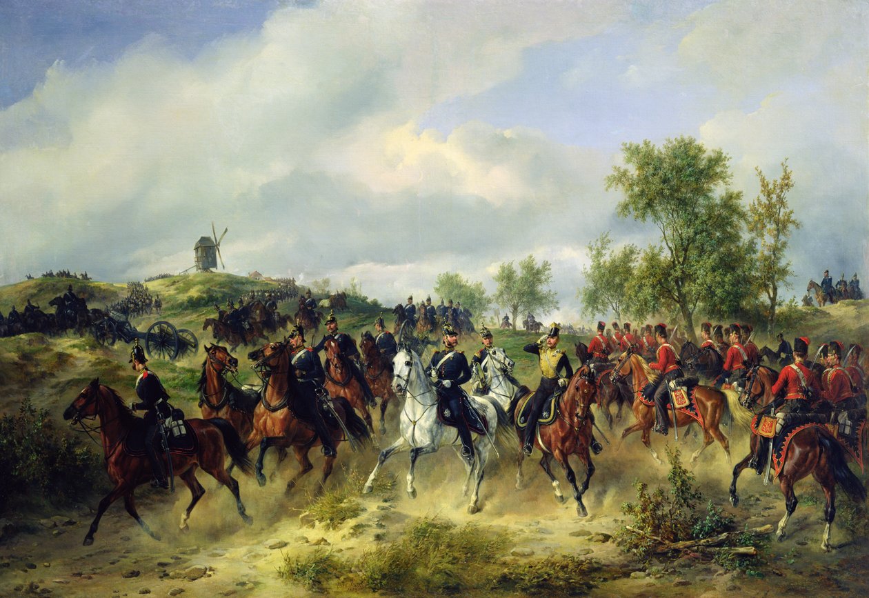 अभियान पर प्रशियाई घुड़सवार सेना, c.19 वां द्वारा कार्ल फ्रेडरिक शुल्ज़