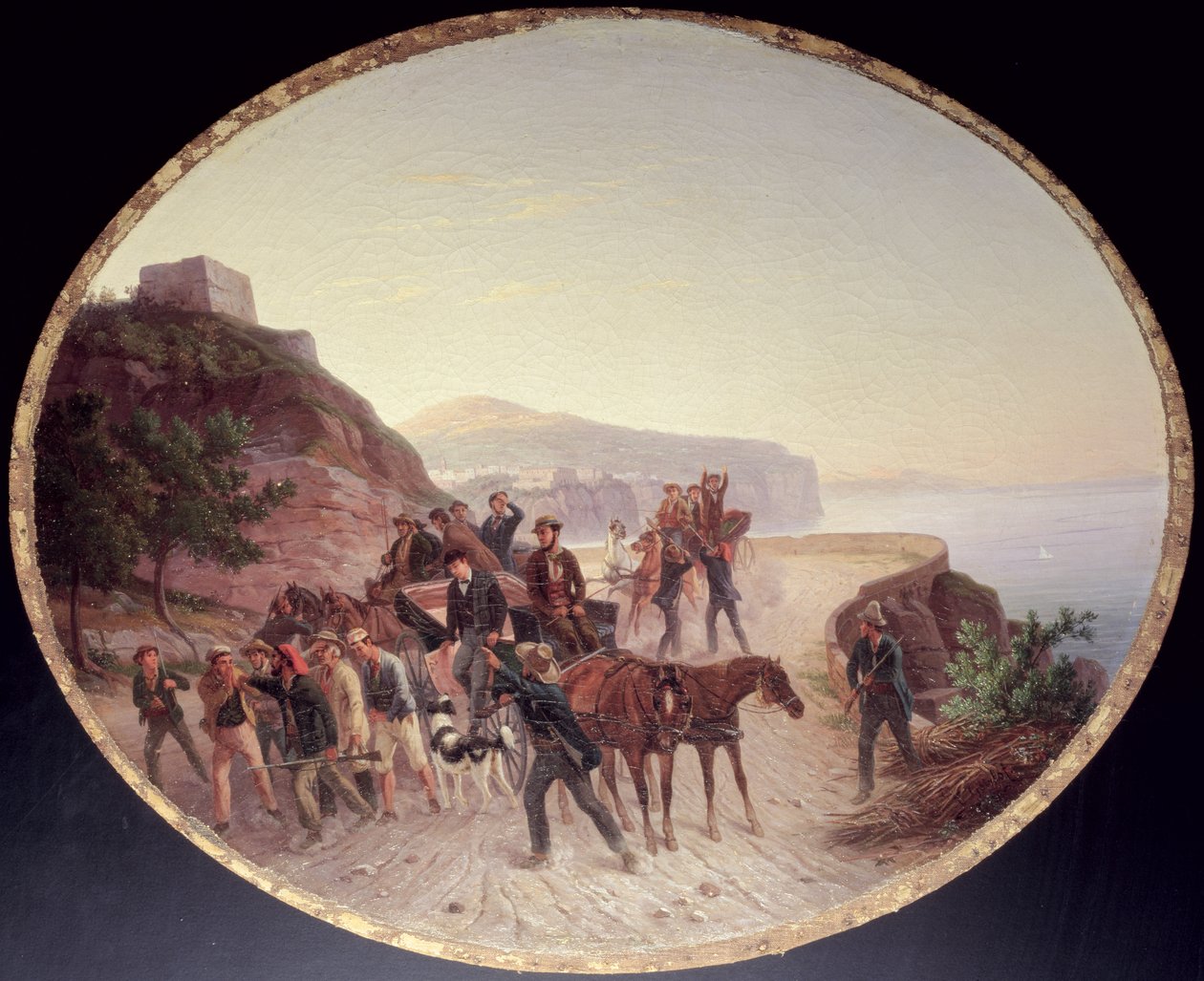 गुइडो एडमंडो का कब्जा, c.1864 (लकड़ी पर कैनवास पर तेल) द्वारा कार्ल विल्हेम गोएत्ज़लोफ़