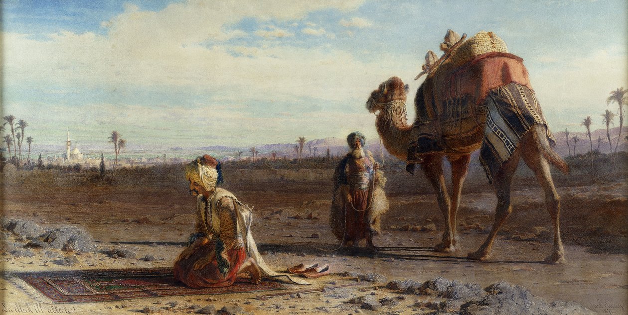 ला इल्लाह बीमार अल्लाह, 1875 द्वारा कार्ल हाग