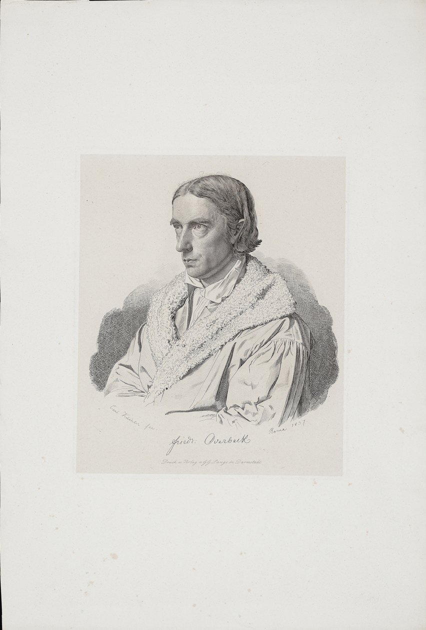 जोहान फ्रेडरिक ओवरबेक 1789-1869, 1837 द्वारा कार्ल कुचलर