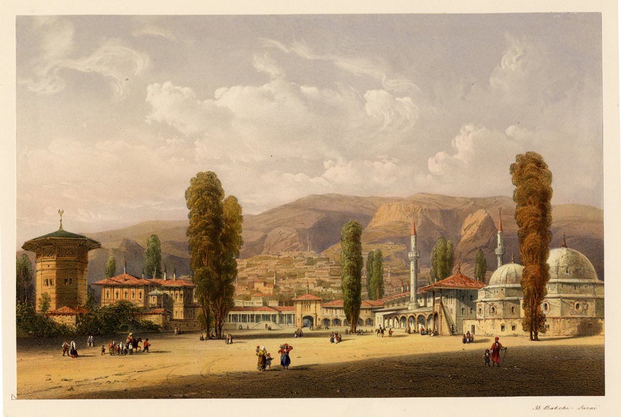 1856 में बच्छकिसराय खान्स पैलेस द्वारा कार्लो बोसोली