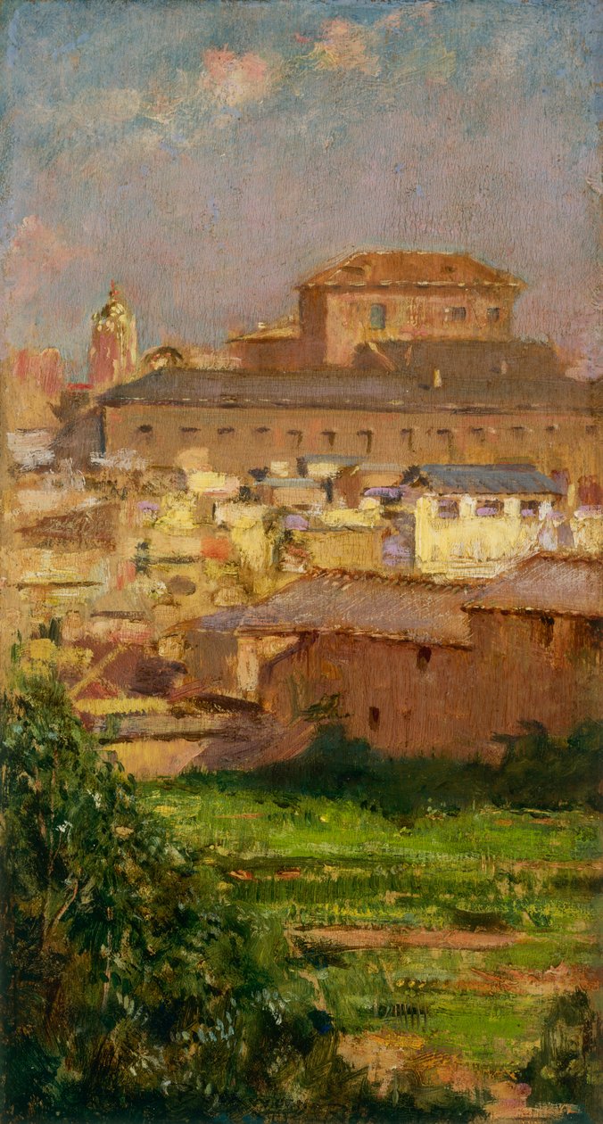 पलाज़ो बारबेरिनी, रोम, सीए। 1910. द्वारा कैरोल बेकविथ