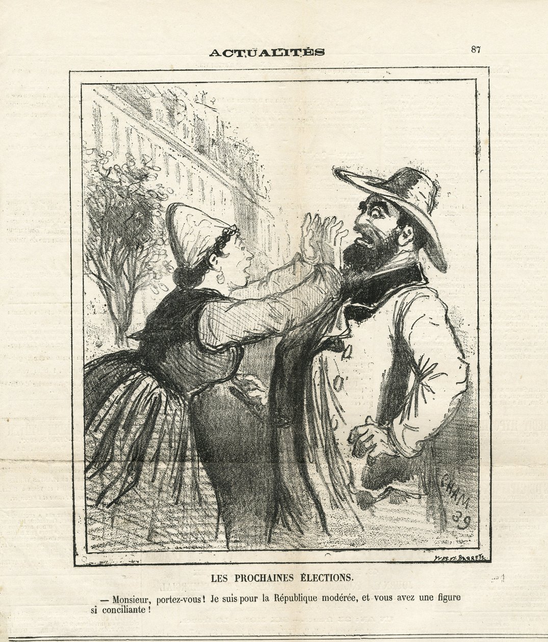 ले चरिवारी में चाम का चित्रण (1819-1879) द्वारा Amedee de Noe (चाम)