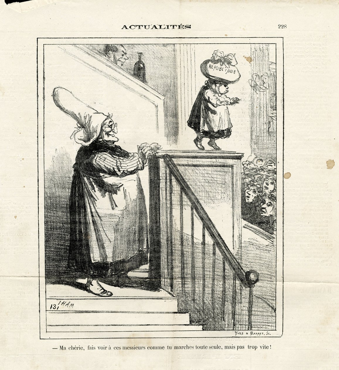 ले चरिवारी में चाम का चित्रण (1819-1879) द्वारा Amedee de Noe (चाम)