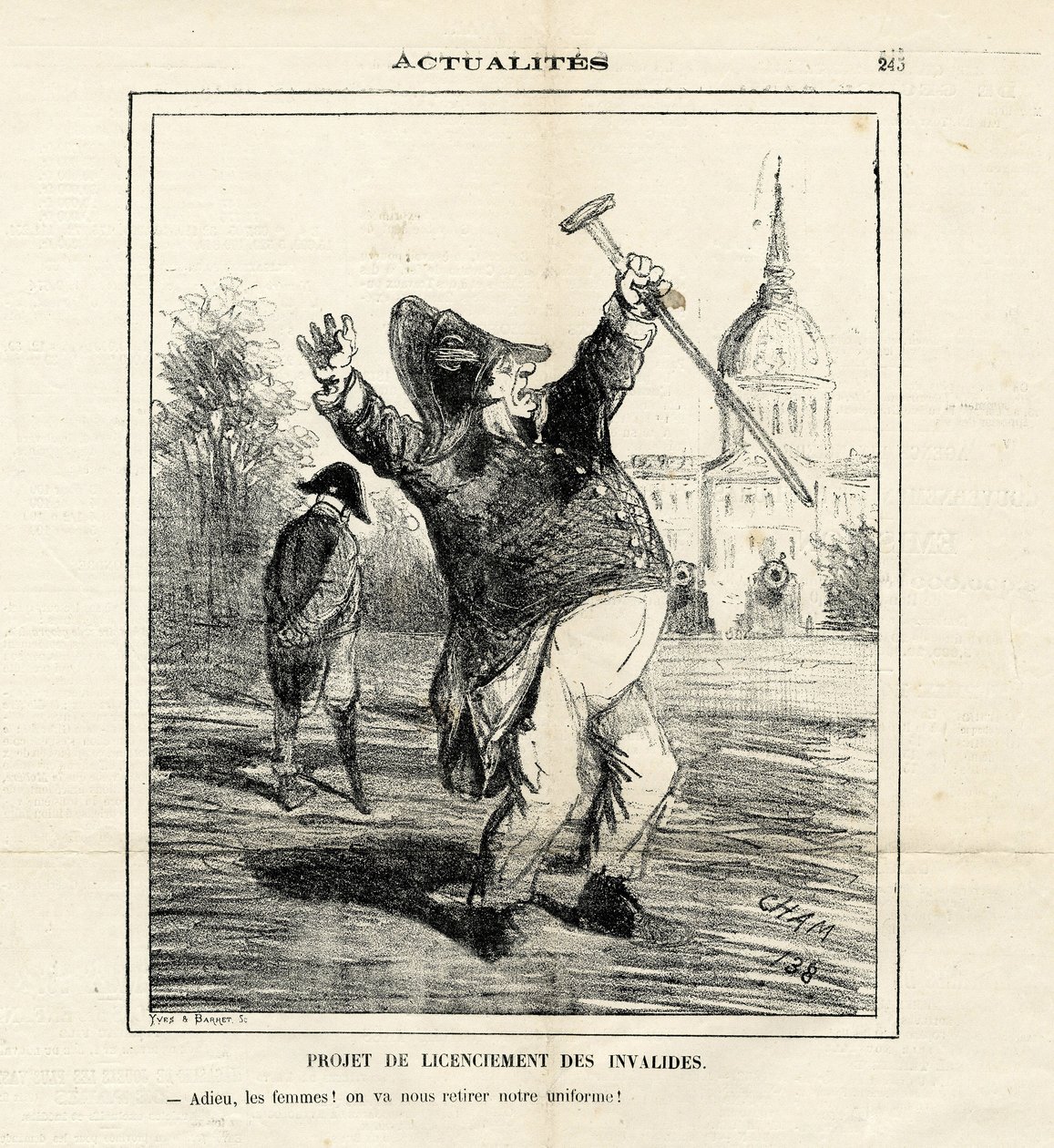 ले चरिवारी में चाम का चित्रण (1819-1879) द्वारा Amedee de Noe (चाम)