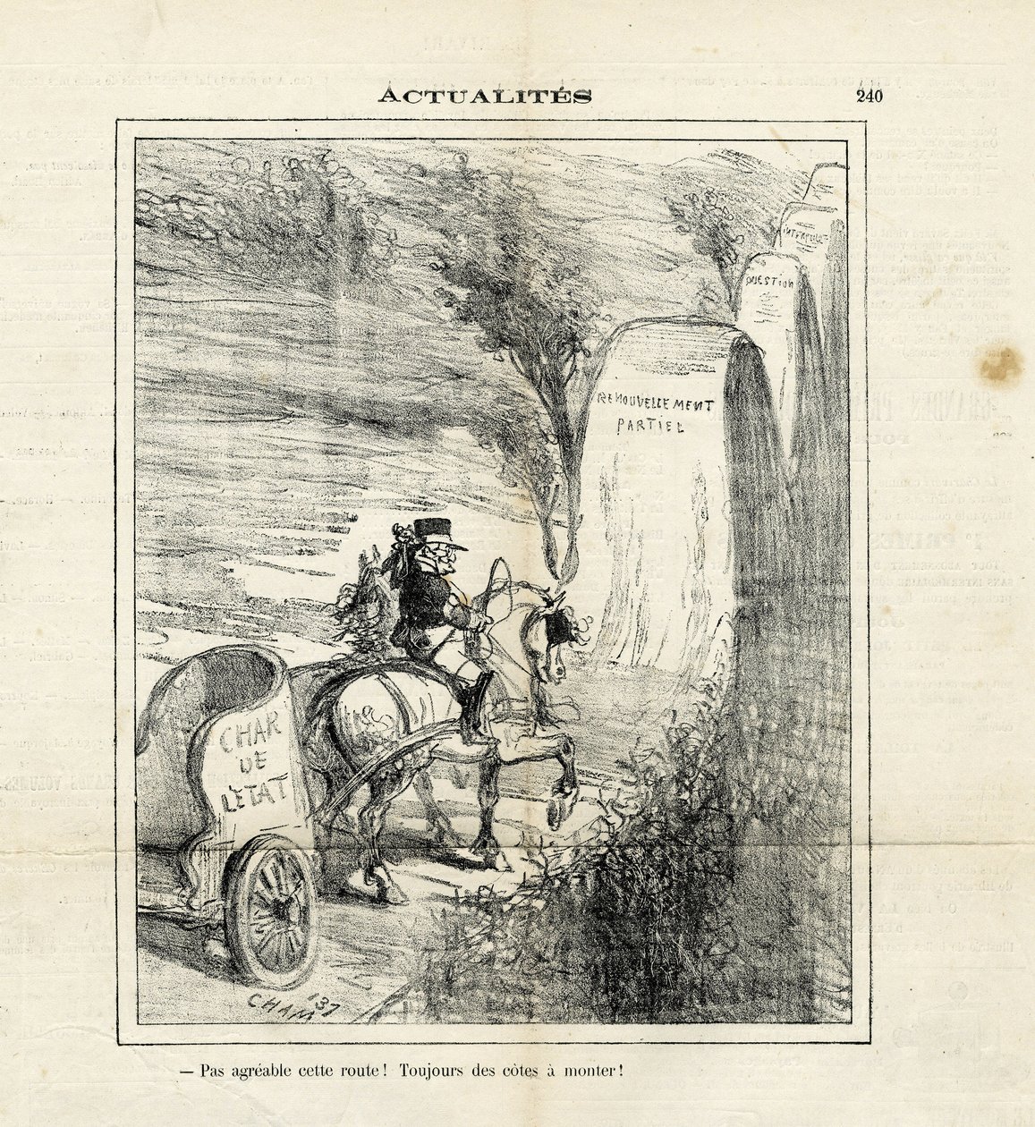 ले चरिवारी में चाम का चित्रण (1819-1879) द्वारा Amedee de Noe (चाम)