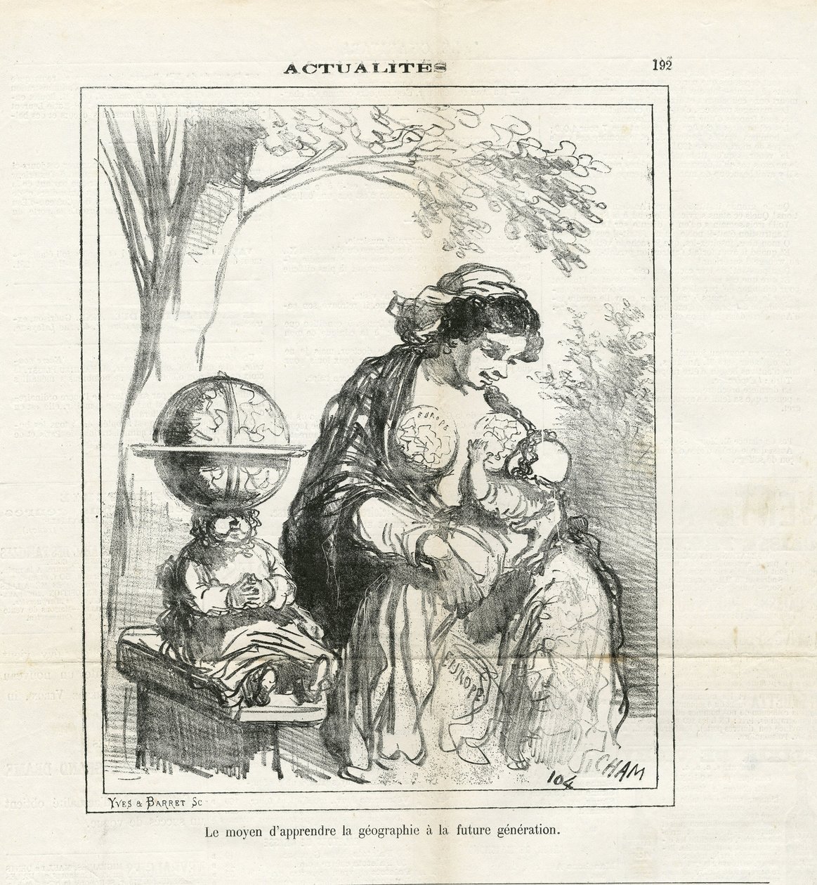 चारिवारी में चाम का चित्रण (1819-1879) द्वारा Amedee de Noe (चाम)