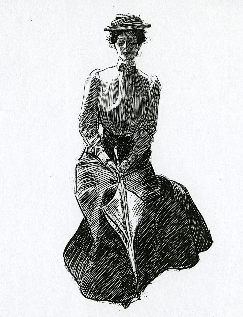 ए गिब्सन गर्ल, c.1902 द्वारा चार्ल्स डाना गिब्सन