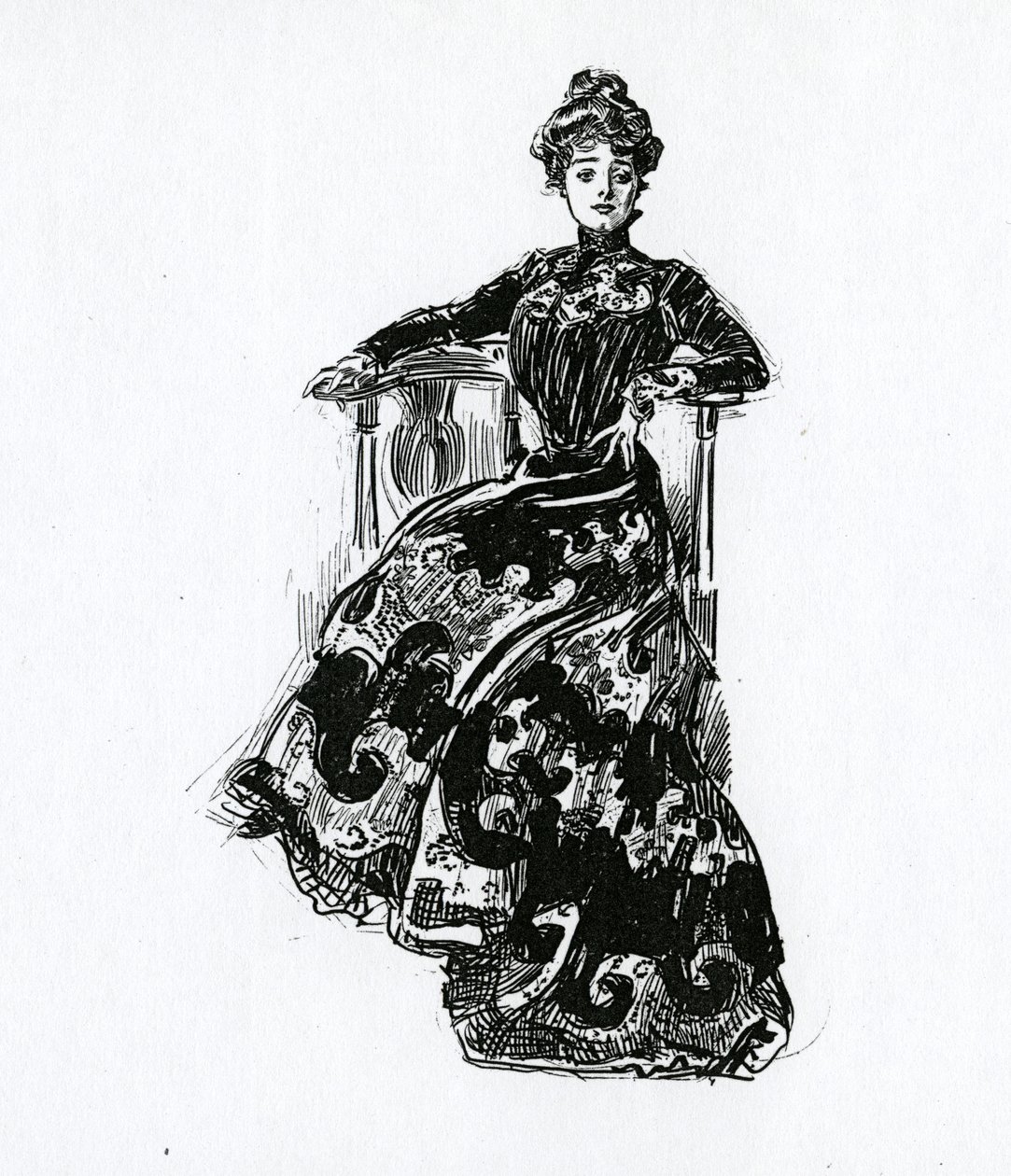 ए गिब्सन गर्ल, c.1902 द्वारा चार्ल्स डाना गिब्सन