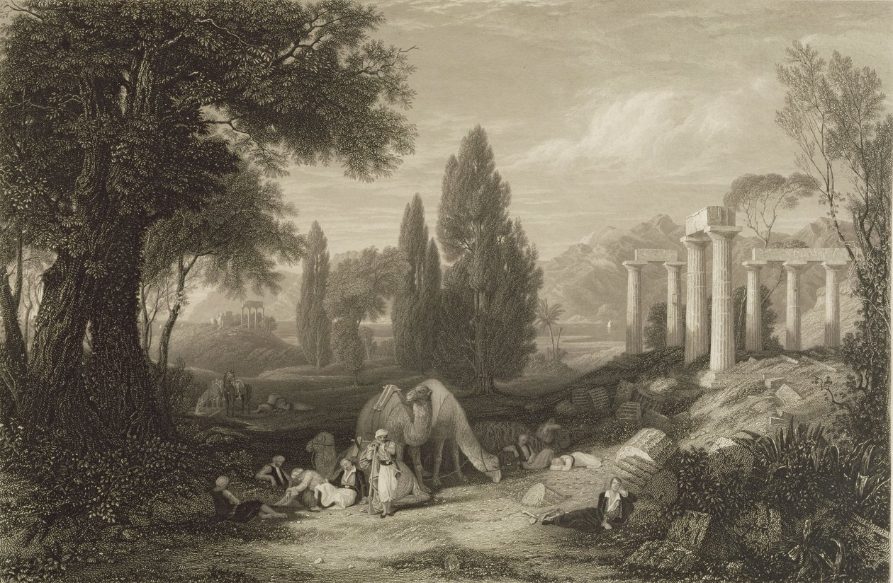 ब्रायन का ड्रीम, जेम्स टी। विलमोर (1800-63) द्वारा उत्कीर्ण, 1833 (bw लिथो) द्वारा चार्ल्स लॉक ईस्टलेक