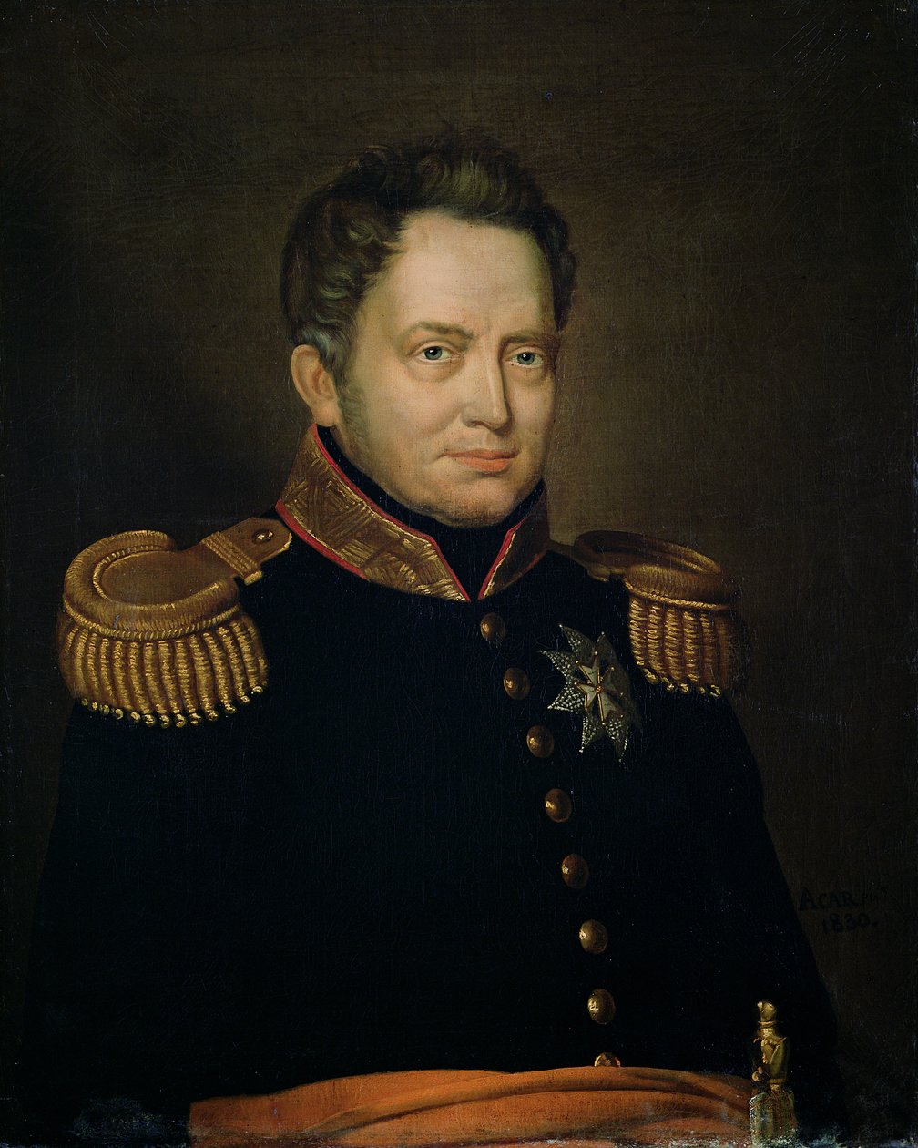विलेम फ्रेडरिक का पोर्ट्रेट (1772-1843) प्रिंस ऑफ ऑरेंज, 1830 द्वारा चार्ल्स लुई एसर