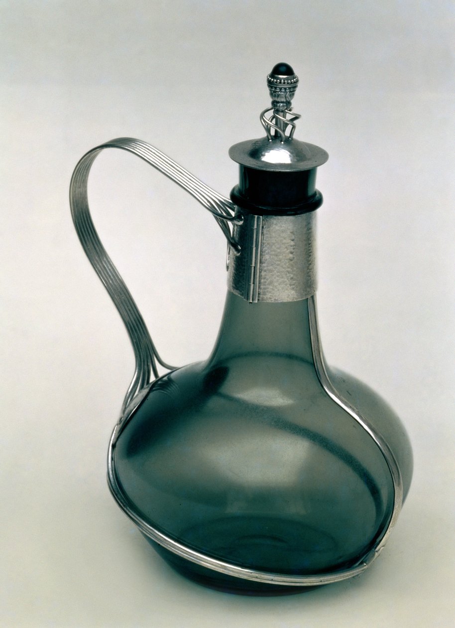 चांदी mounts के साथ Decanter, c.1904-5 द्वारा चार्ल्स रॉबर्ट एशबी