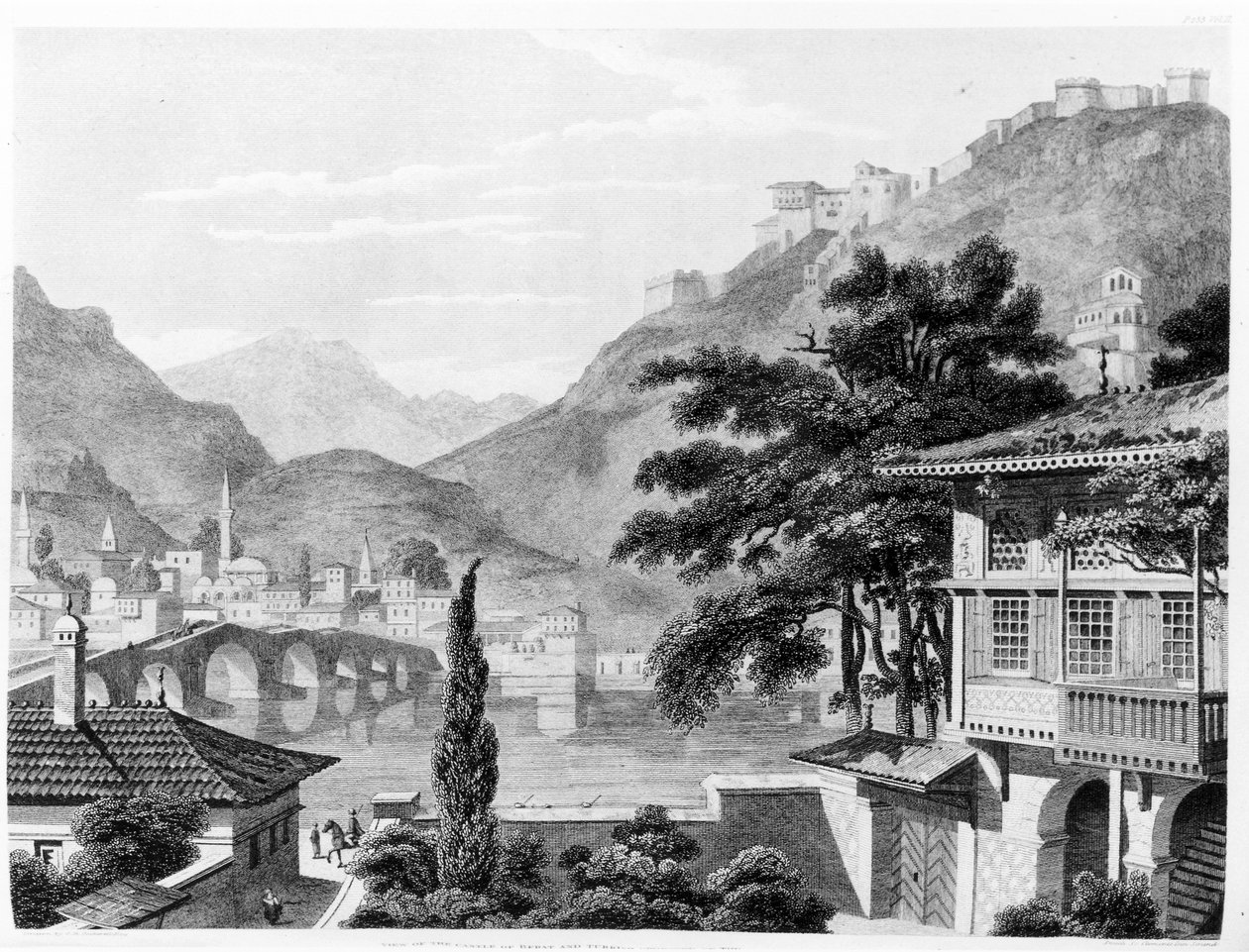 19 वीं शताब्दी की शुरुआत में बरात का शहर, थॉमस स्मार्ट ह्यूजेस द्वारा &39;ट्रेवल्स इन सिसिली, ग्रीस एंड अल्बानिया&39; द्वारा चार्ल्स रॉबर्ट कॉकरेल