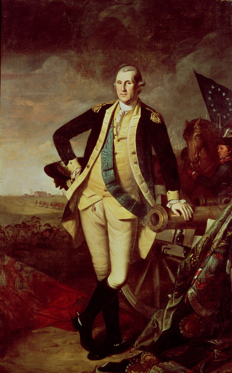 प्रिंसटन, 1779 में जॉर्ज वाशिंगटन द्वारा चार्ल्स विल्सन मोर