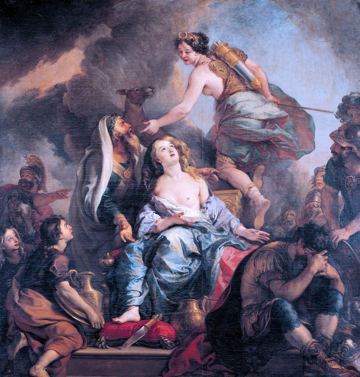 Iphigenia का बलिदान द्वारा चार्ल्स डी ला फ़ॉसे