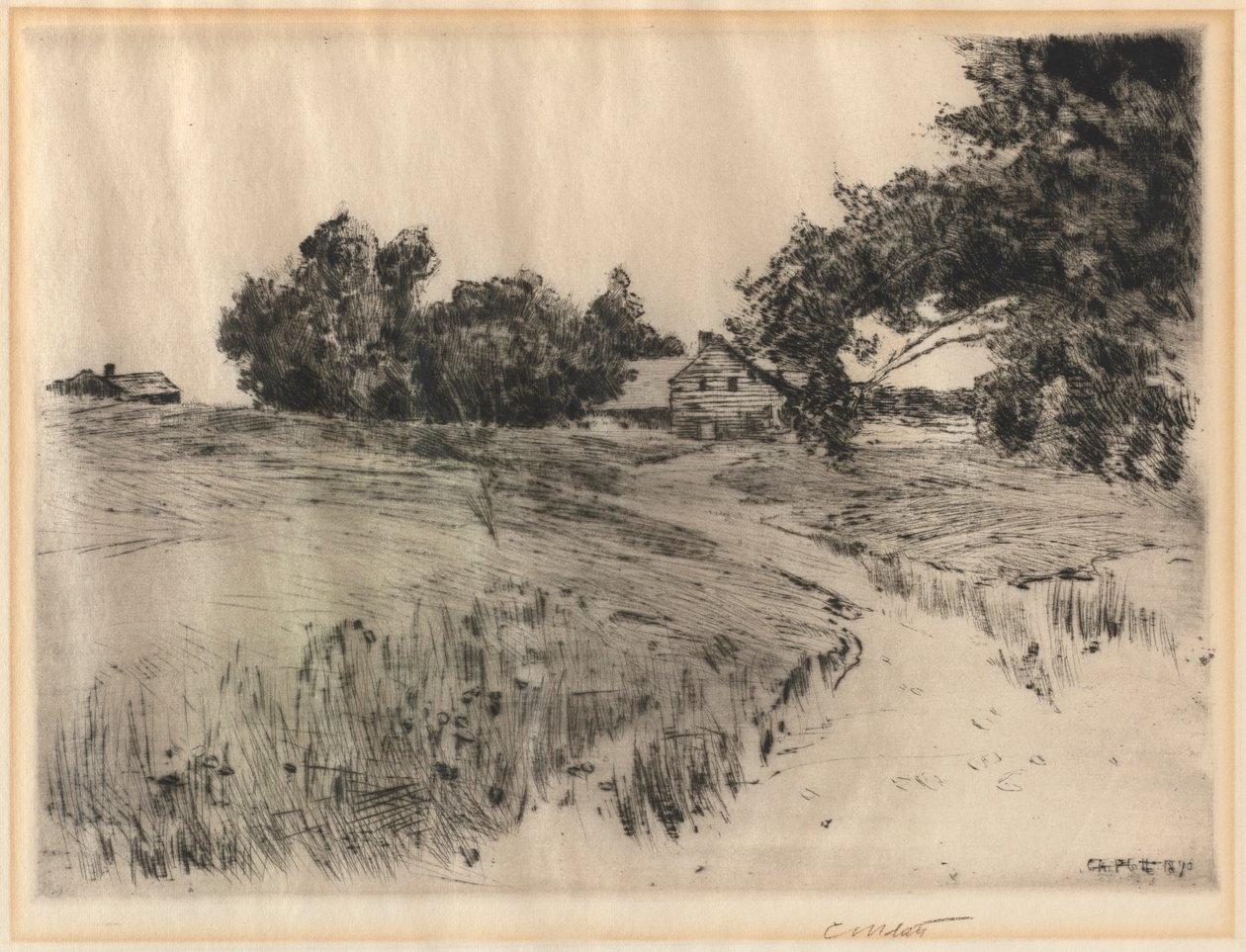 केप एन फार्म, 1890। द्वारा चार्ल्स एडम्स प्लाट