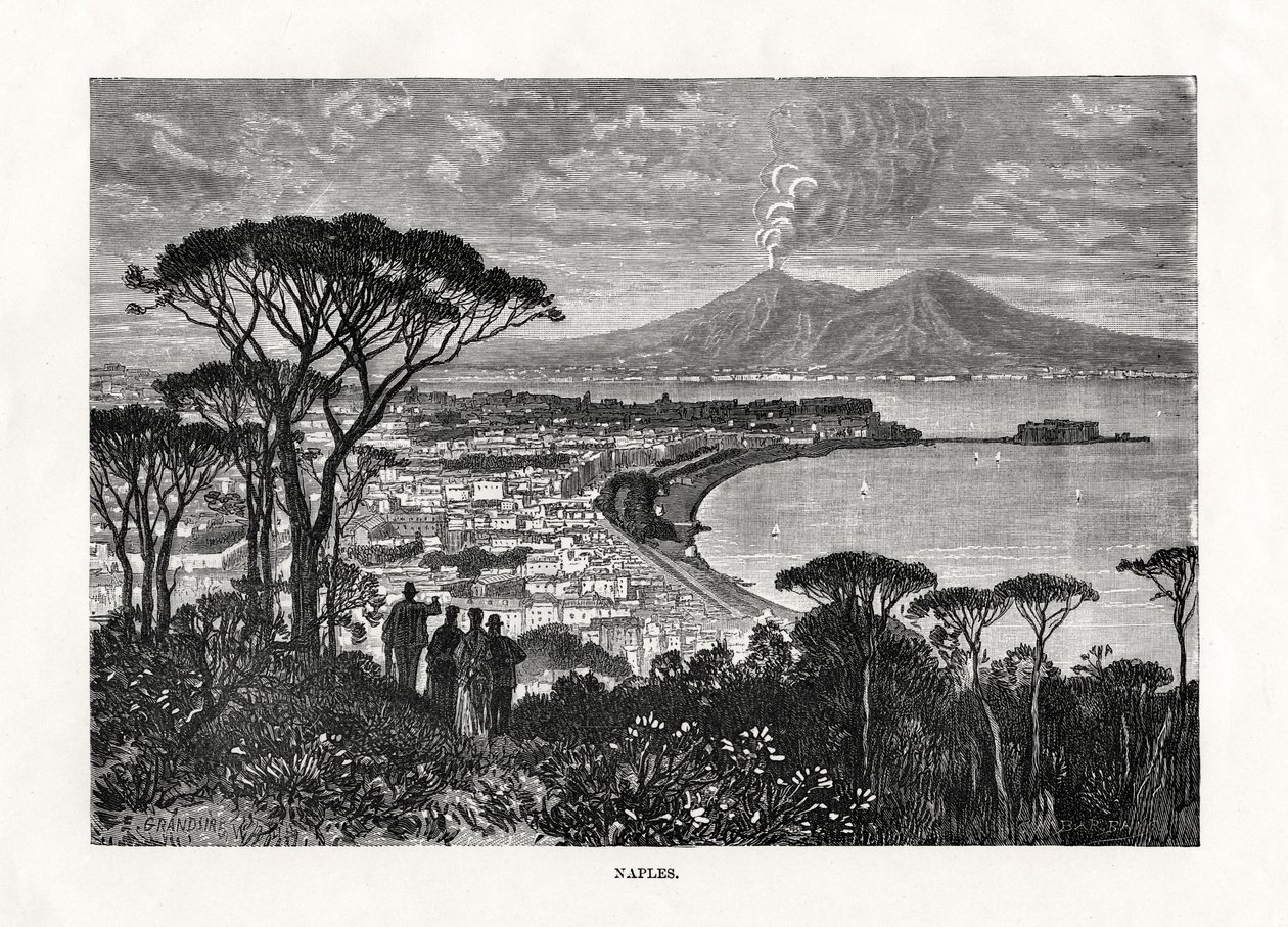 नेपल्स, इटली, 1879 द्वारा चार्ल्स बार्बेंट