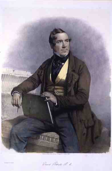 डेविड रॉबर्ट्स आरए का पोर्ट्रेट (1776-1864) द्वारा चार्ल्स बौगनीट