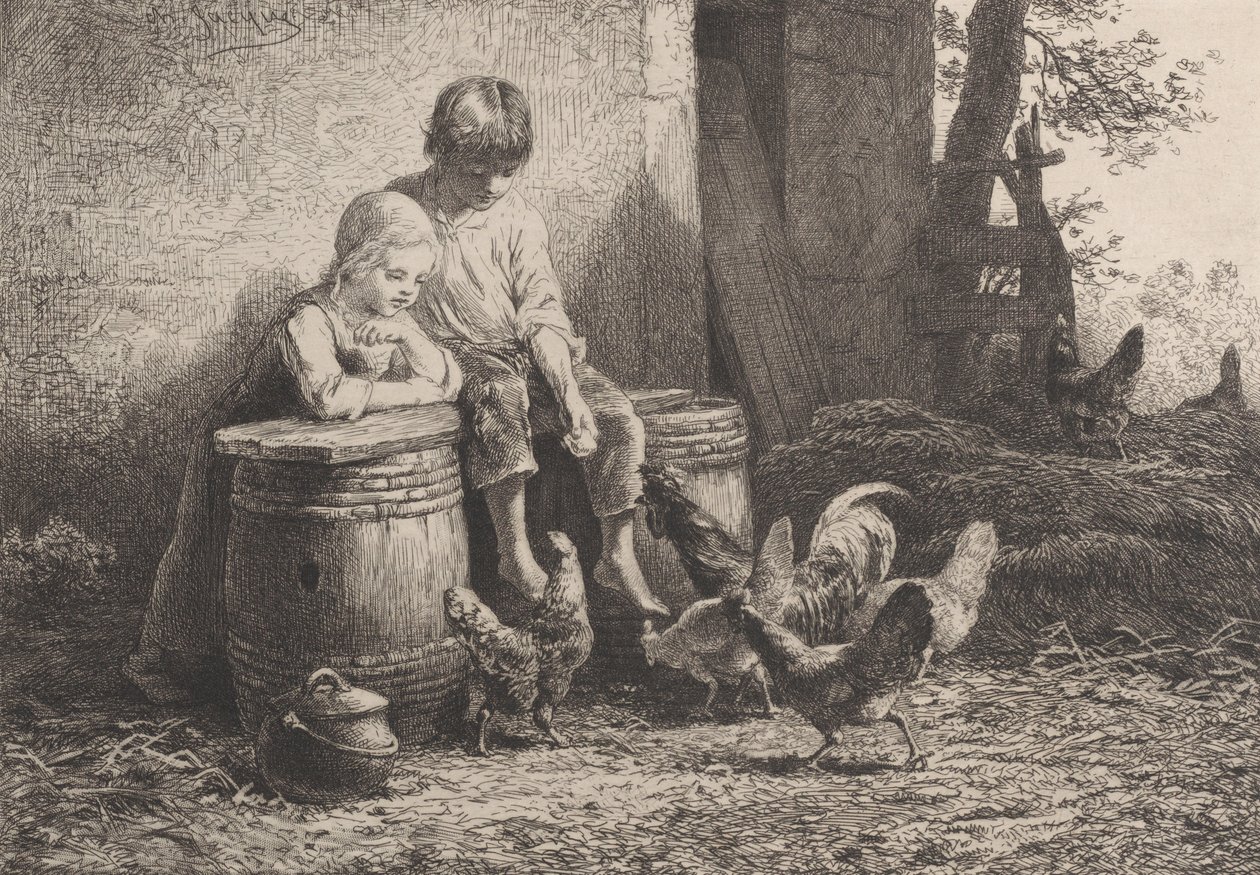 छोटा, छोटा !!, 1864। द्वारा चार्ल्स एमिले जेक
