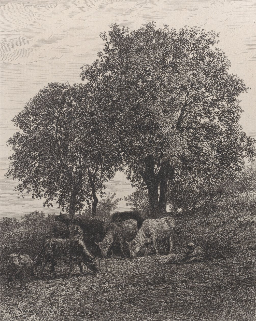 आराम, 1864। द्वारा चार्ल्स एमिले जेक